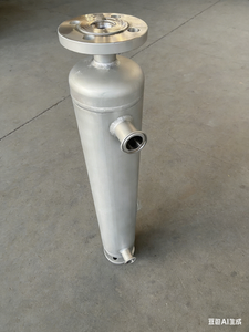 紧凑高效的不锈钢螺旋缠绕式换热器 - 节能冷却，易于安装快速卡箍/法兰