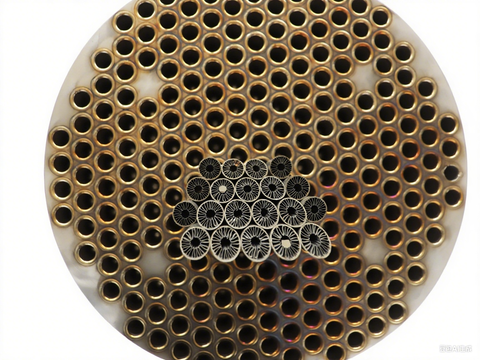 先进的不对称流动设计 不锈钢管式换热器 6x 内翅片比 防腐 维护成本低