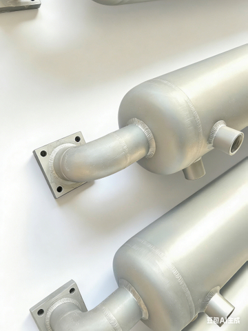 适用于粘性流体的不锈钢螺旋管冷却器 环保节能 可定制压力尺寸 中心排水