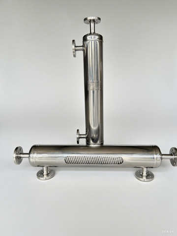 食品工业用抛光不锈钢螺旋/缠绕管热交换器 使用寿命长 环保 维护成本低