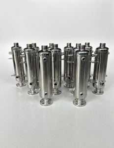 卫生级螺旋管换热器 - 镜面抛光快装夹 316 不锈钢 使用寿命长 农场冷却