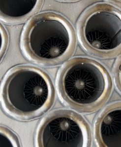 内翅片管换热器-不锈钢江工牌餐厅用低维护成本-蒸汽冷凝